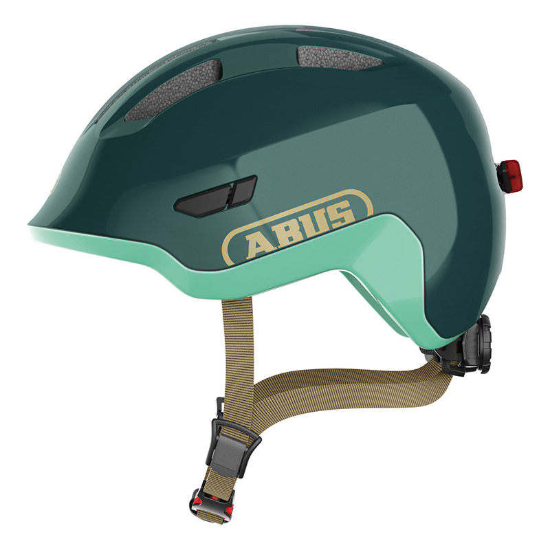 Casco Bimbo Abus Smiley 3.0 Ace Led royal verde