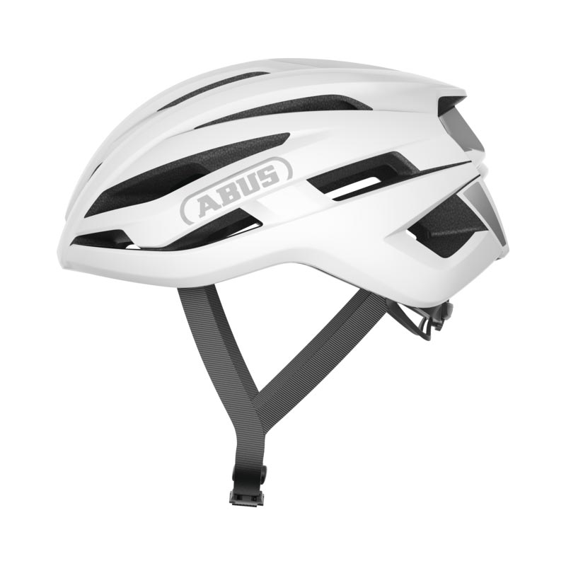 Casco Abus Stormchaser Ace polar bianco