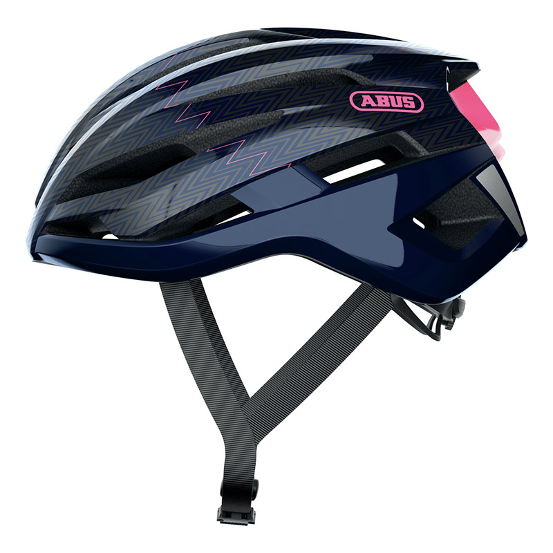 Casco Bici Abus Stormchaser zigzag blu