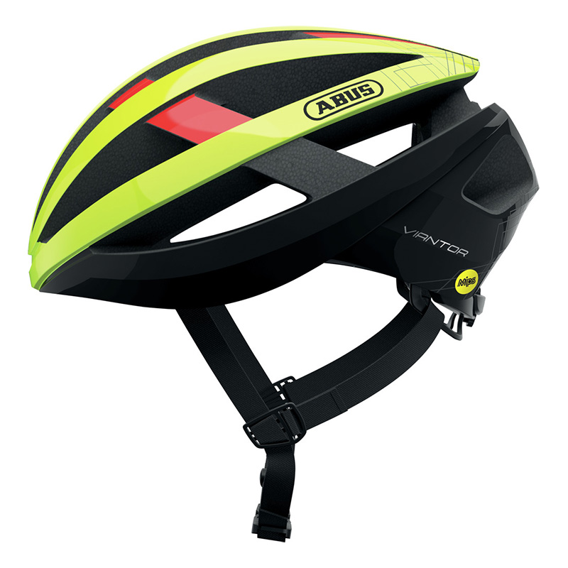 Casco Bici Abus Viantor Mips neon giallo