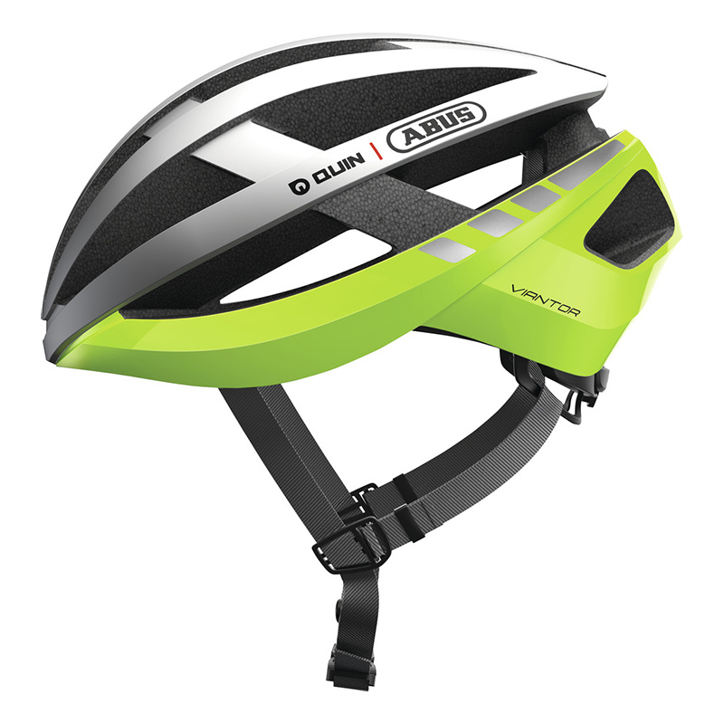Abus Viantor Quin Road Helmet Neon 
