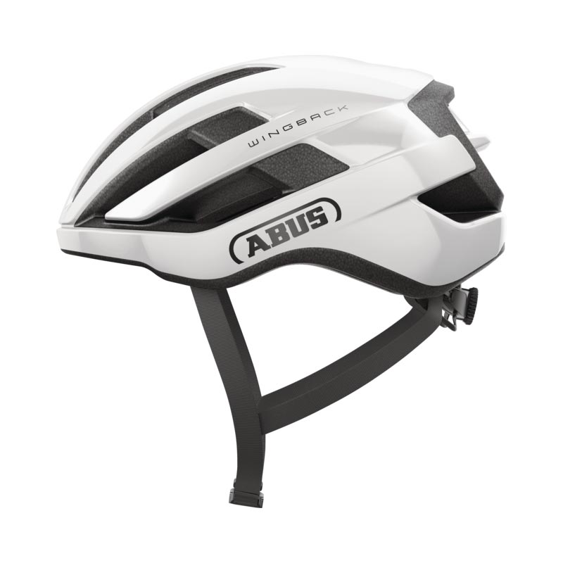 Casco Abus Wingback shiny bianco