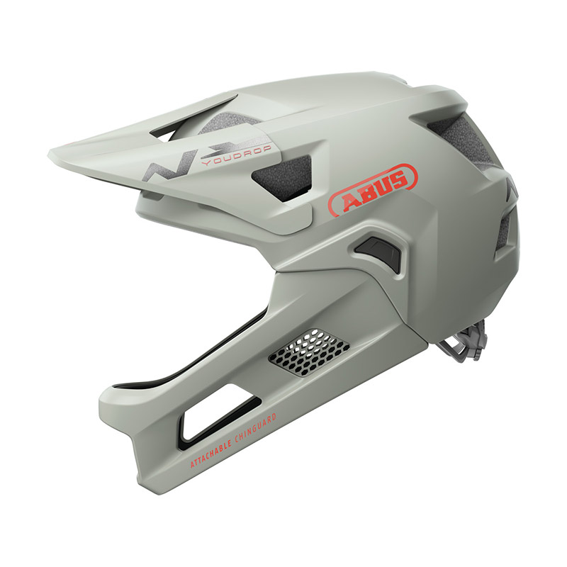 Casco Bimbo Abus YouDrop FF chalk grigio