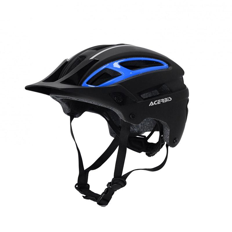 Casco MTB Acerbis DoubleP nero blu