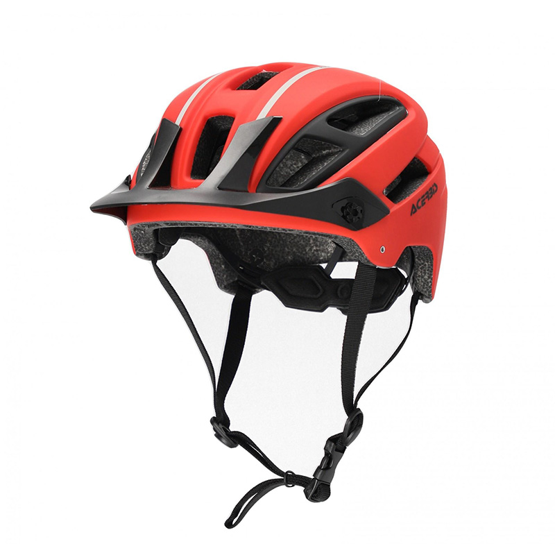 Casco MTB Acerbis DoubleP nero rosso