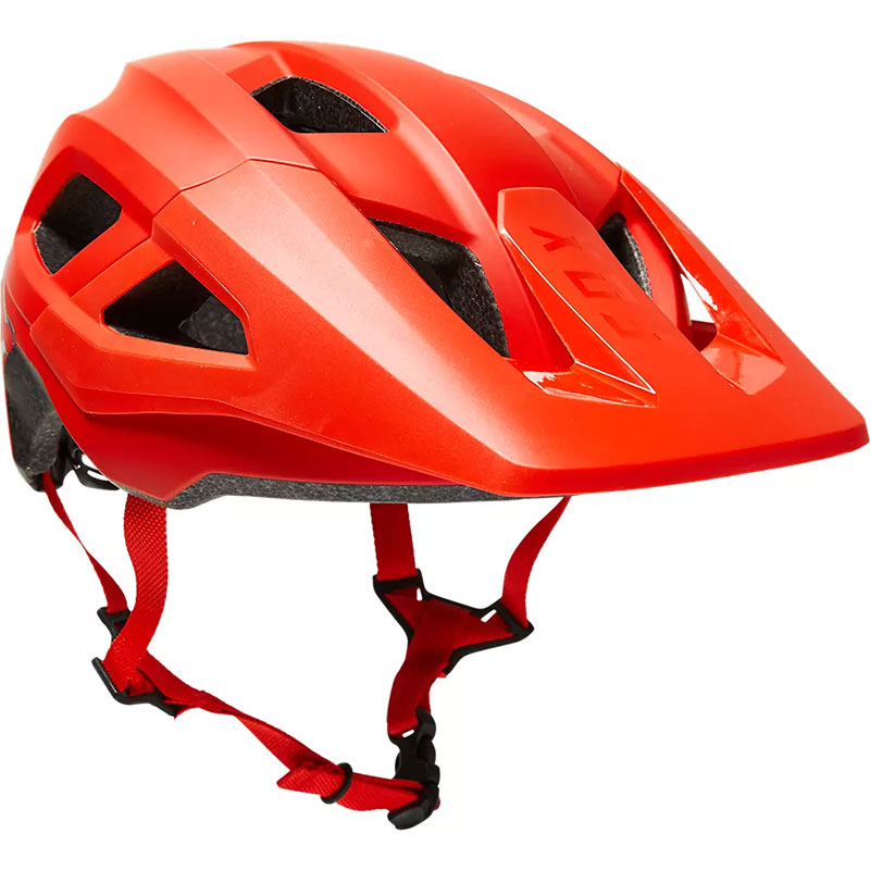 Casco Fox Youth Mainframe rosso fluo