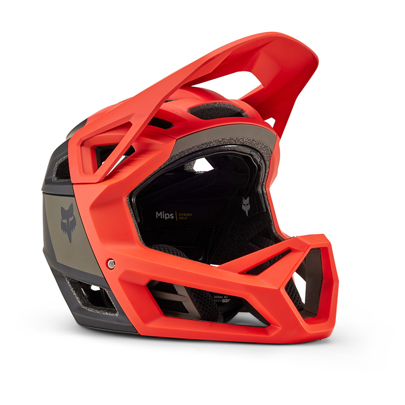 Fox Proframe Rs Nuf Helmet Orange Flame FX-32499-104 Bike Helmets ...