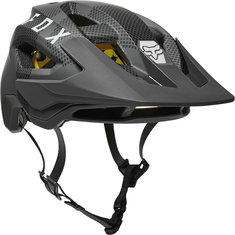 Casco MTB Fox Speedframe Camo grigio