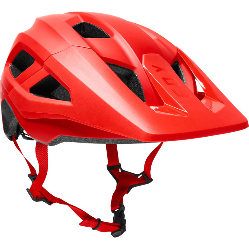 Casco MTB Fox Mainframe Trvrs rosso fluo