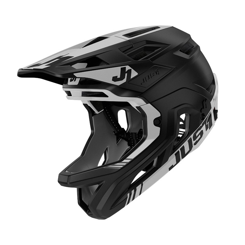 Casco Just-1 J Zero nero bianco