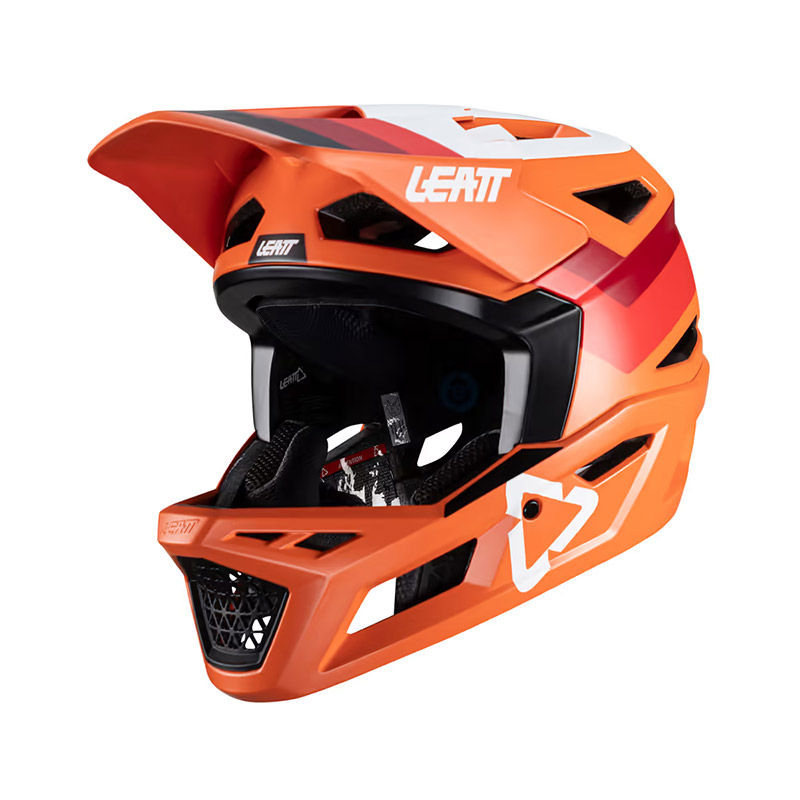 Full face mtb helmet orange cheap