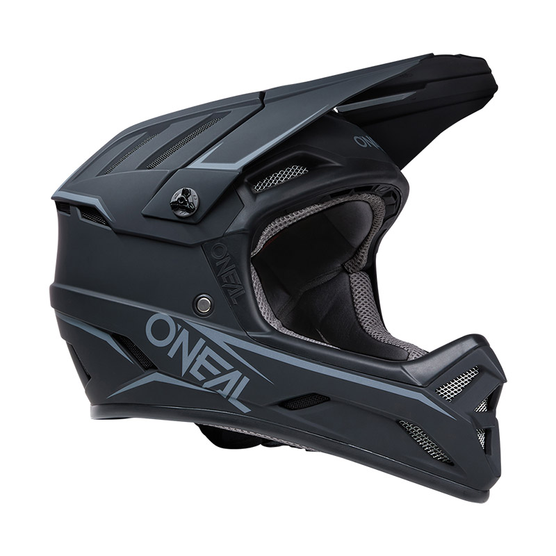 Casque De Vélo O'NEAL Solid Mixte - Protection Complète, Ventilation Optimale, Fermeture Magnétique Fidlock, Visière Fixe