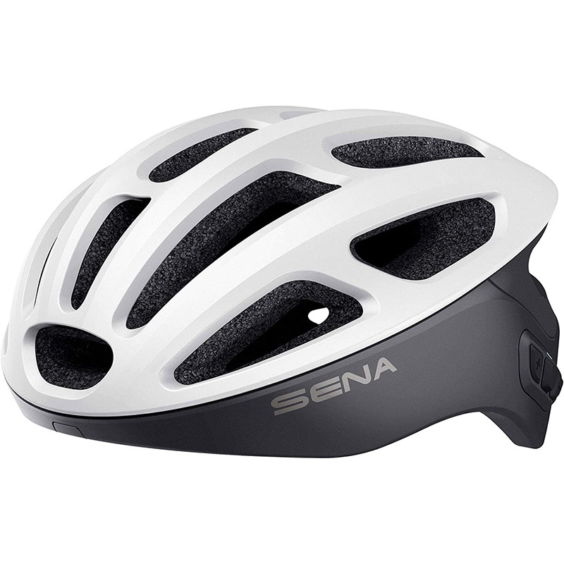 Casco Ciclismo Sena R1 Smart bianco opaco