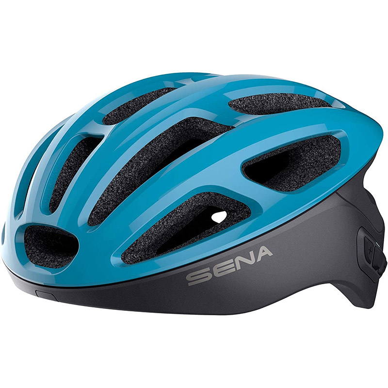 Casco Ciclismo Sena R1 Smart Ice blu