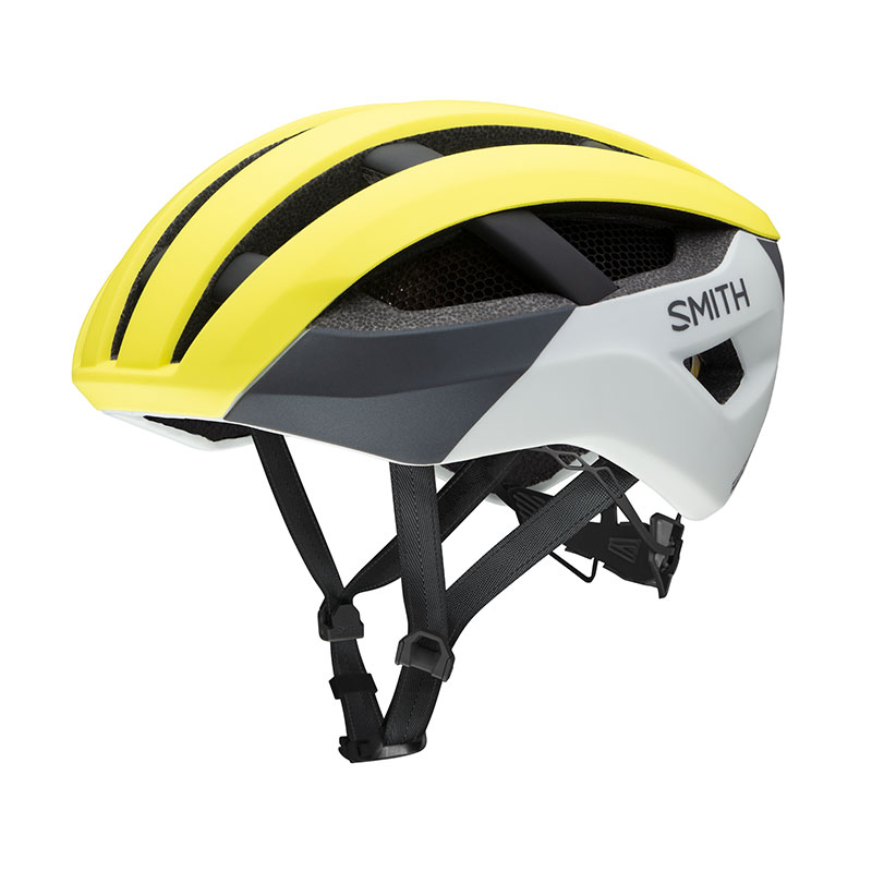 Casco Smith Network Mips neon giallo