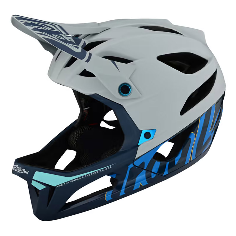 Casco Bici Troy Lee Designs Stage Signature blu