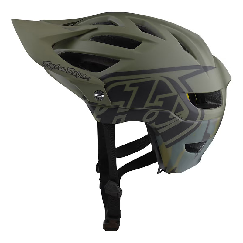 Casco Bimbo Troy Lee Designs A1 Mips Camo verde