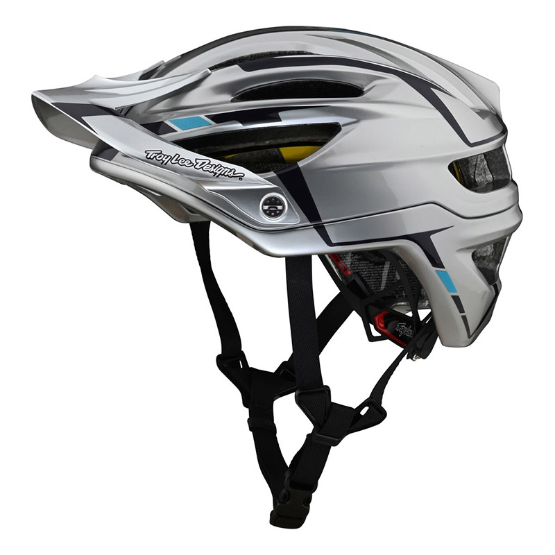 Casco MTB Troy Lee Designs A2 Mips Sliver argento