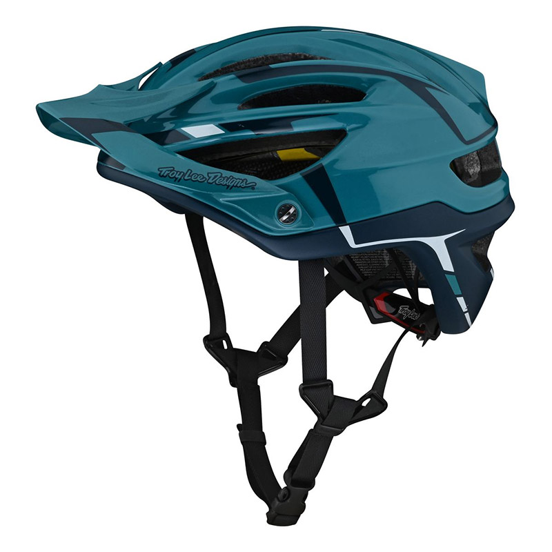 Casco MTB Troy Lee Designs A2 Mips Sliver blu