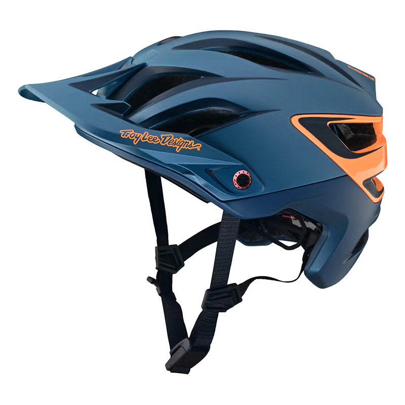 Casco Troy Lee Designs A3 Mips Uno blu arancio