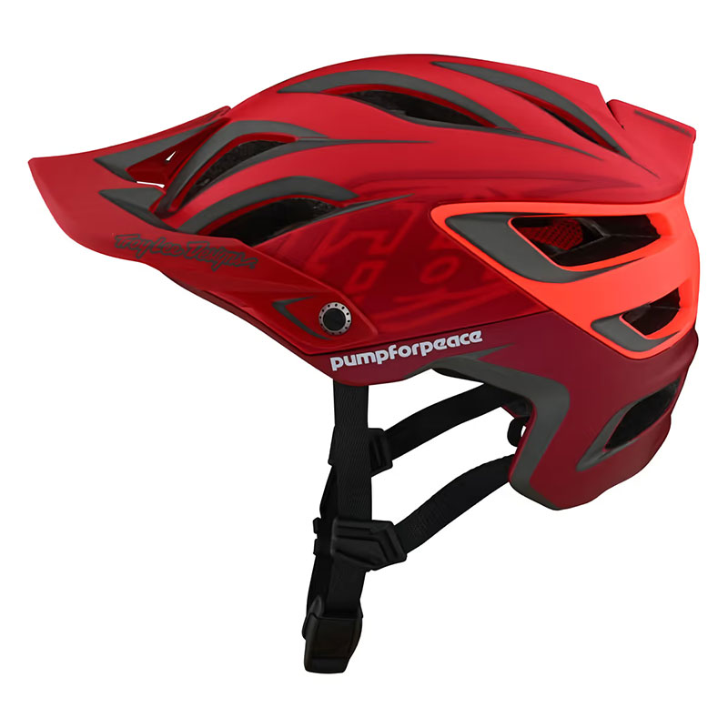 Casco Troy Lee Designs A3 Pump For Peace rosso