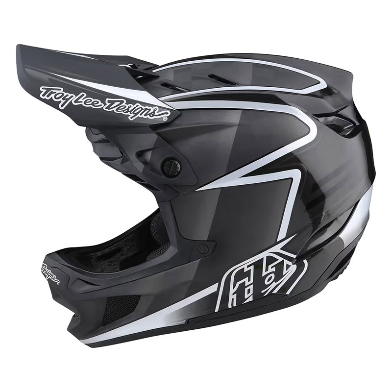 Casco Troy Lee Designs D4 Carbon Lines nero