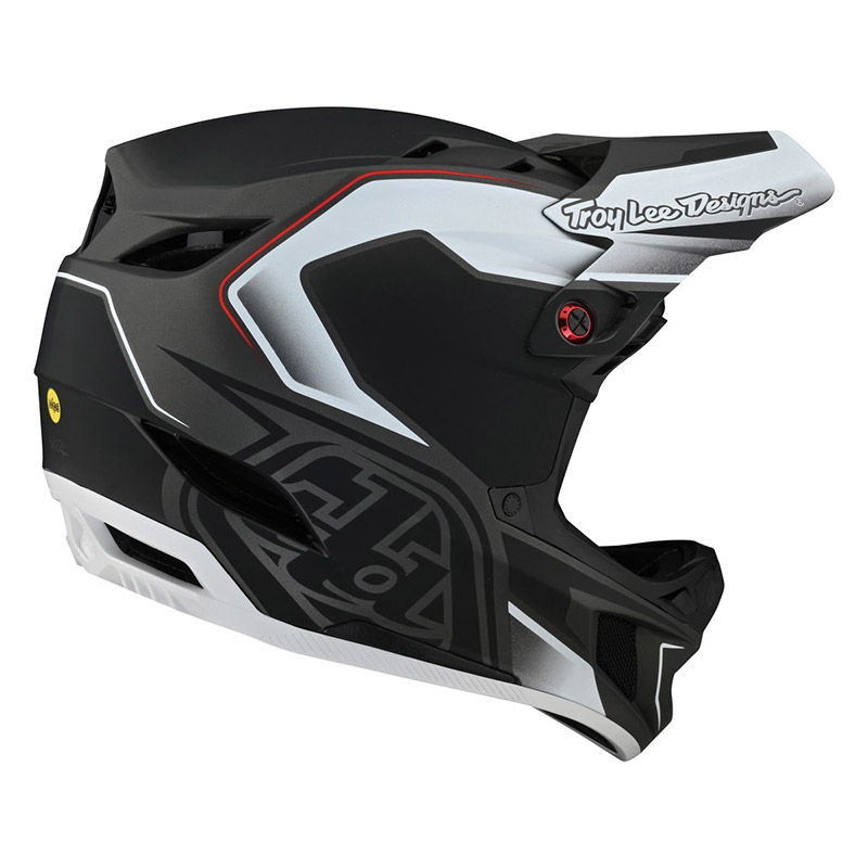 Troy Lee Designs D4 Composite Exile Helmet Black TLD-14096601 Bike Helmets  | MotoStorm