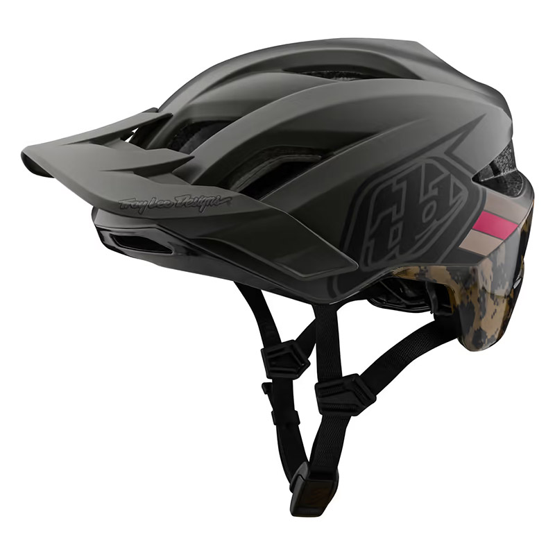 Casco Troy Lee Designs Mtb Flowline Badge grigio