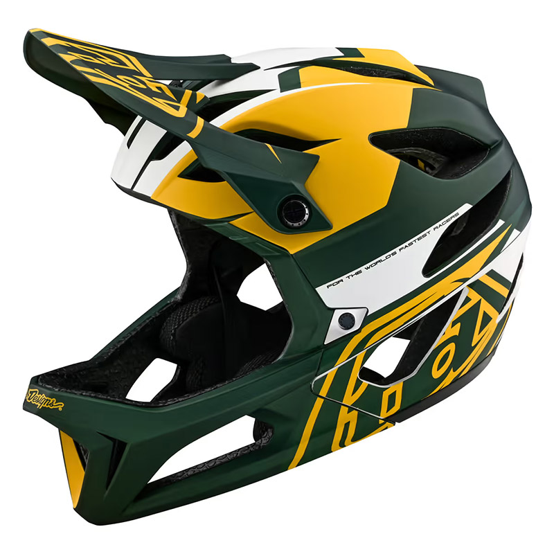 Casco Troy Lee Designs Stage Vector V.24 giallo