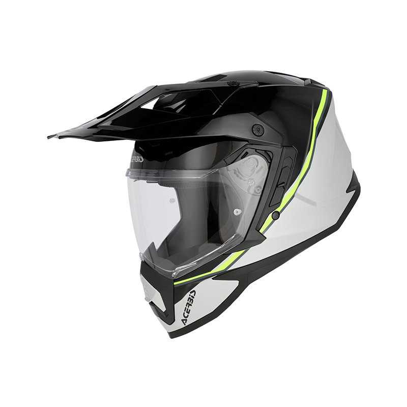 Acerbis Assault ヘルメット ブラック イエロー マット