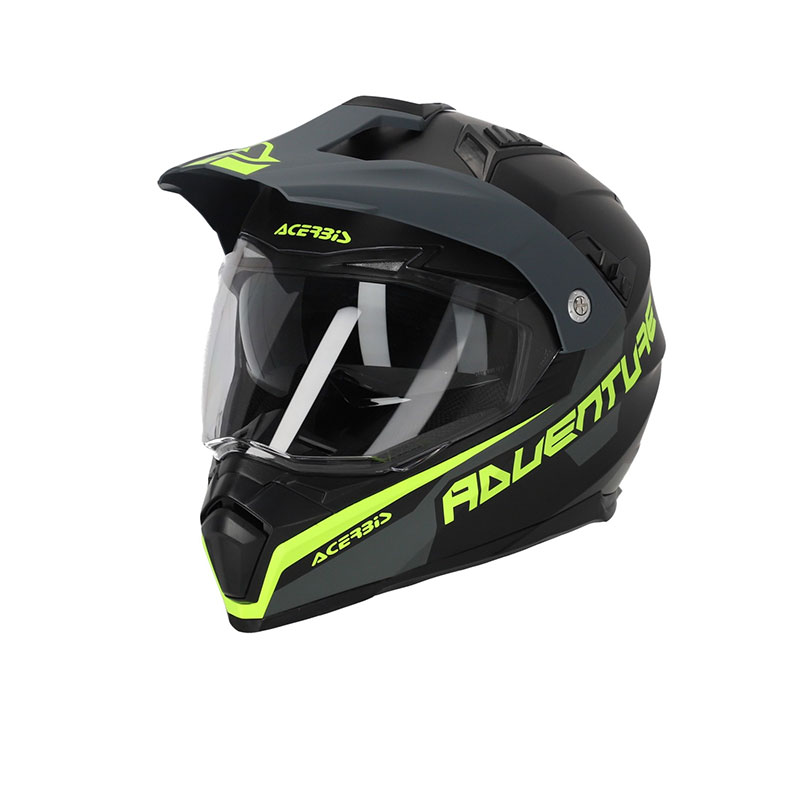 Casco Acerbis Flip FS-606 2206 negro gris AC-0025107-319 Cascos Integrales