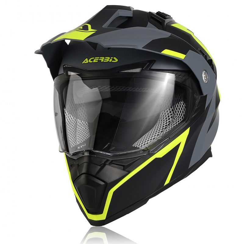 Casco Acerbis Flip Fs-606 Nero Grigio Giallo | MotoStorm