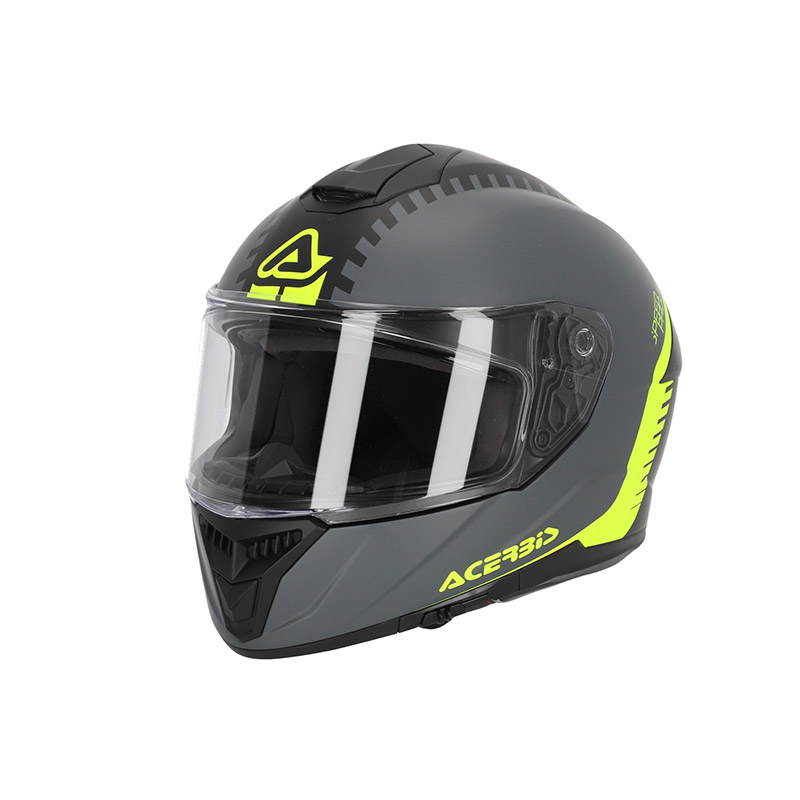 Casco Acerbis Krapon 2206 grigio giallo