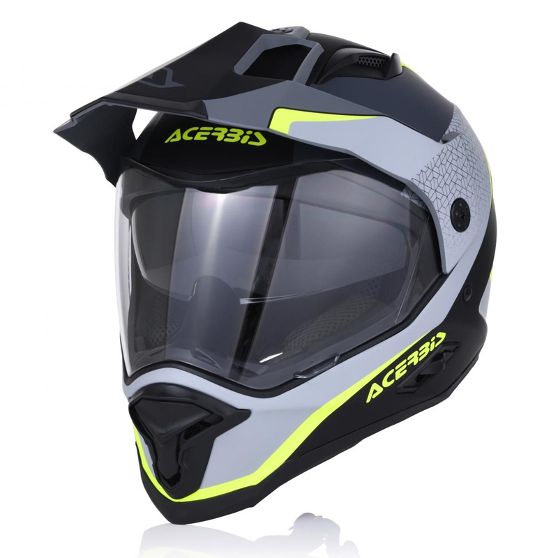 Casco Moto Acerbis Reactive Graffix Nero Grigio | MotoStorm