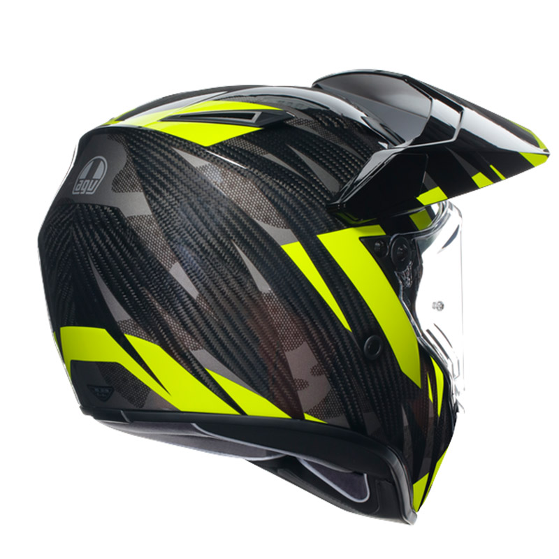 CASCO AGV AX-9 CARBON SOLID NEGRO BRILLANTE