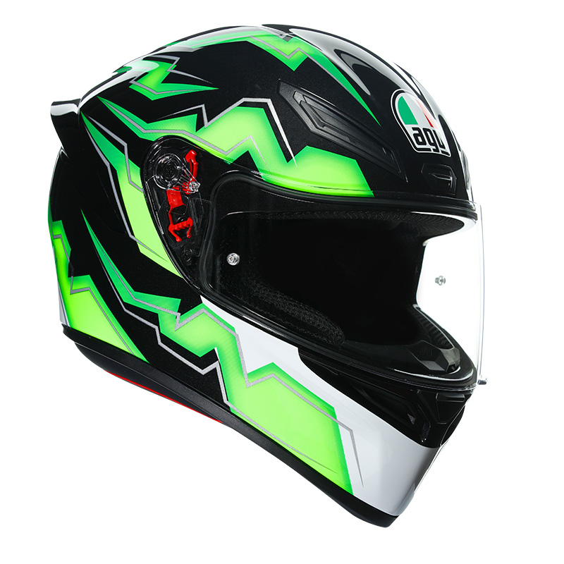 Casco Agv K1 Kripton Nero Verde | MotoStorm
