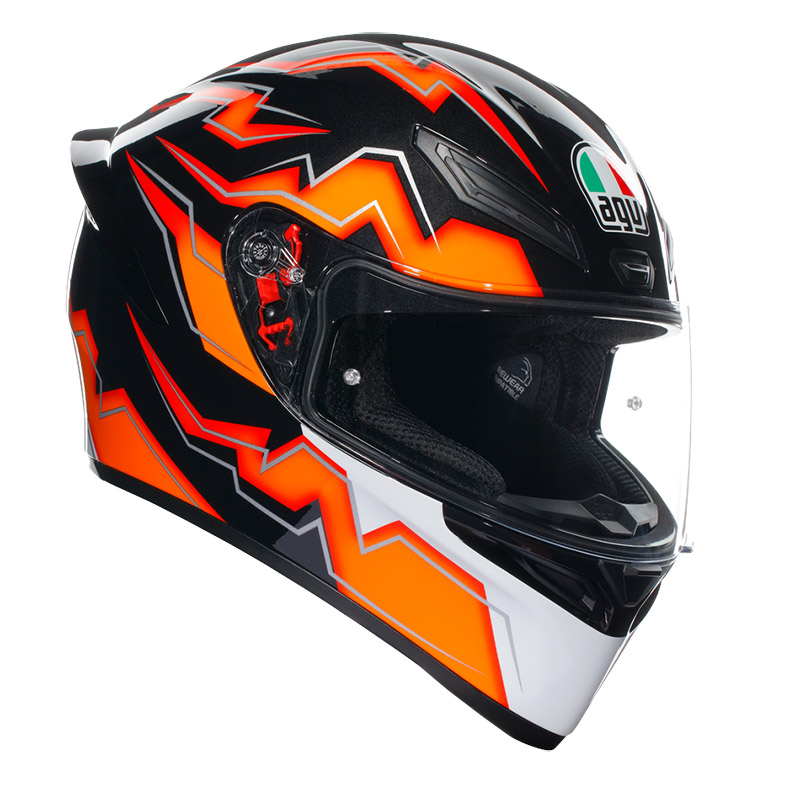 Casco AGV K1 S E2206 Kripton nero arancio