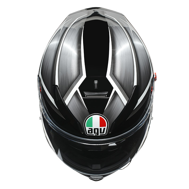 Agv K5 S Tempest Helmet Black Silver AG-0041A2MY-051 Full Face Helmets |  MotoStorm