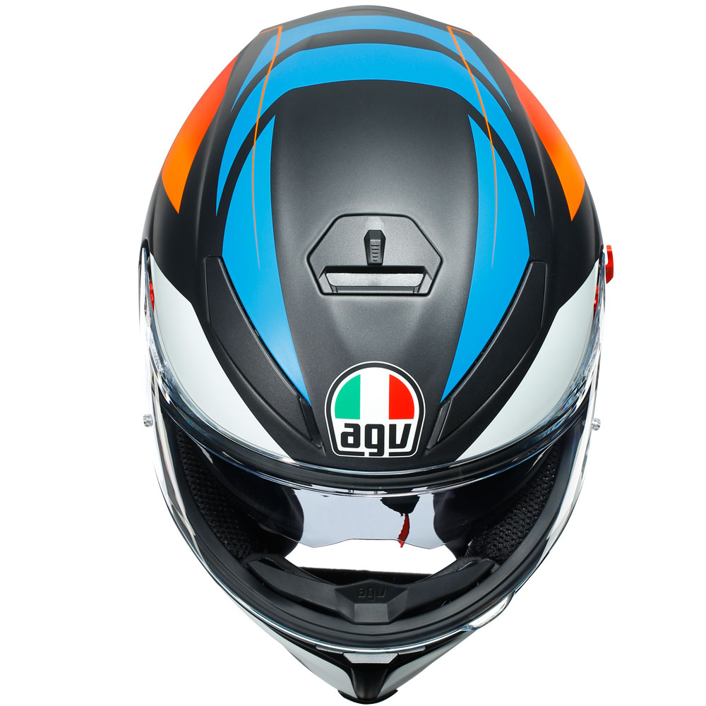 cooperar Miau miau Dispersión Casco AGV K5 S Core negro mate azul naranja AG-0041A2MY-002 Cascos  Integrales | MotoStorm