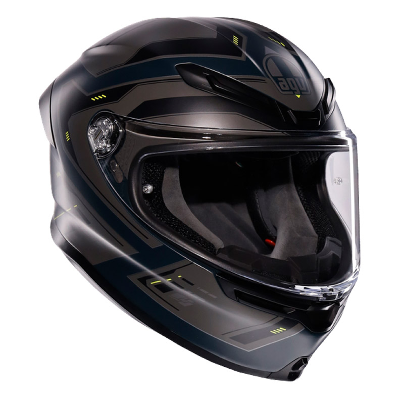 Casco AGV K6 S E2206 Enhance grigio opaco