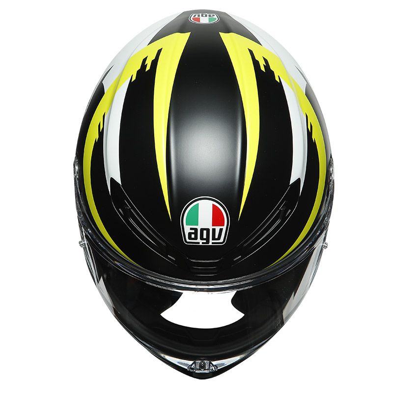 K6 Rapid 46 Helmet - Yellow / White / Black – RBS-YAMAHA