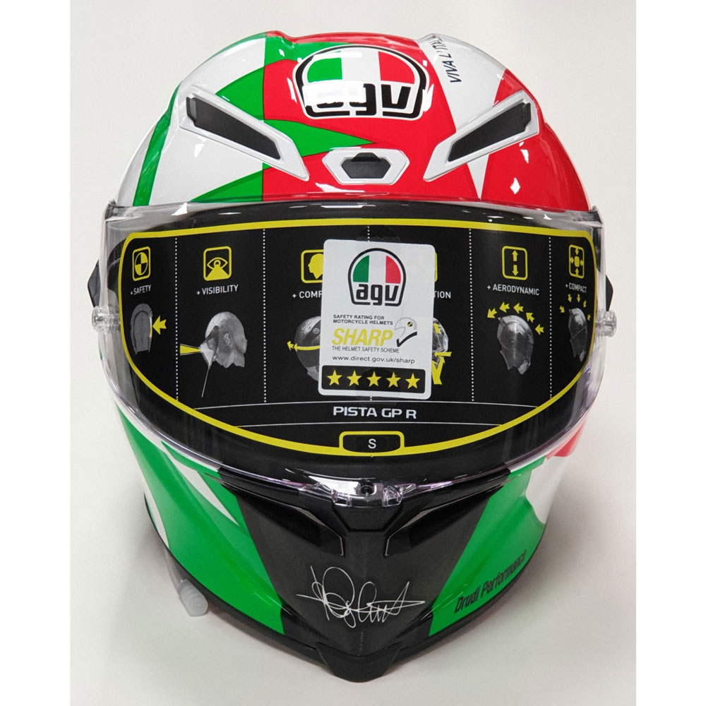 Agv Pista Gp R Limited Edition Rossi Mugello 2018 6021a9hy 009 Full Face Helmets Motostorm