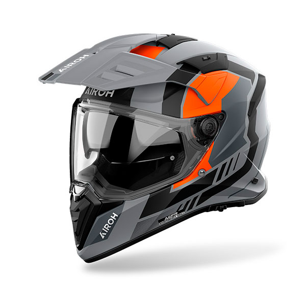 Airoh Bandit Horn Helmet Orange Matt