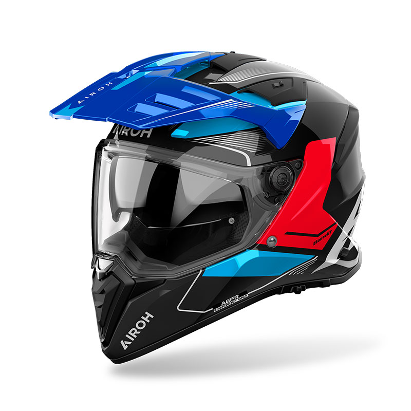 Airoh Bandit Tune Helmet Blue Red