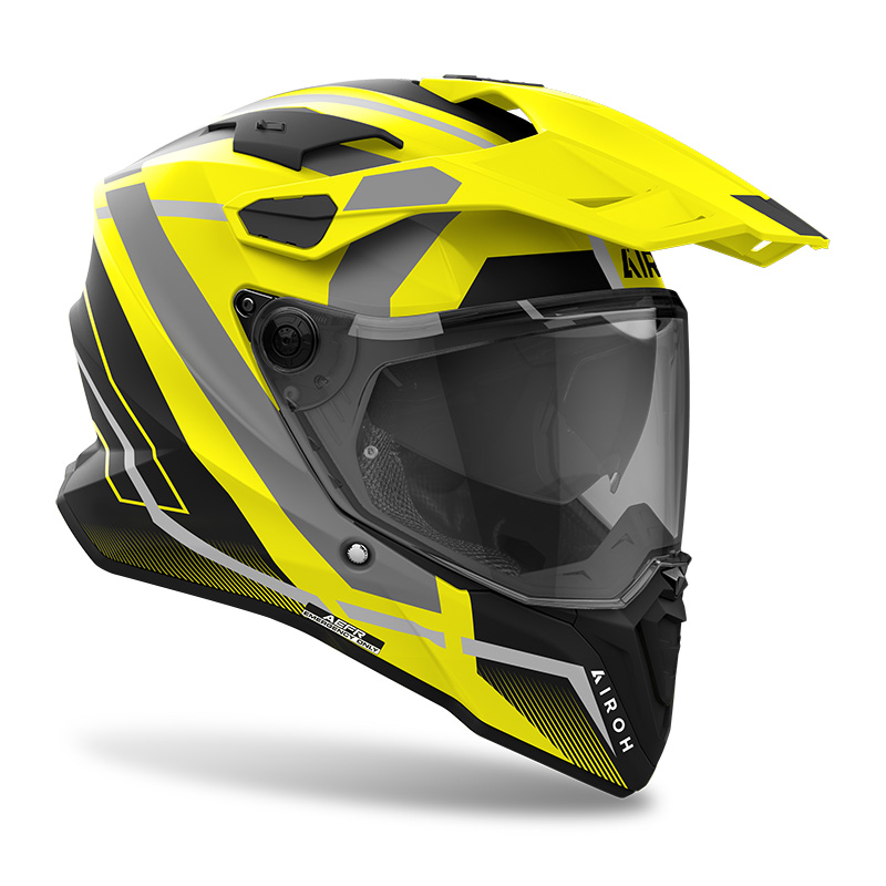Airoh commander sale carbon yellow