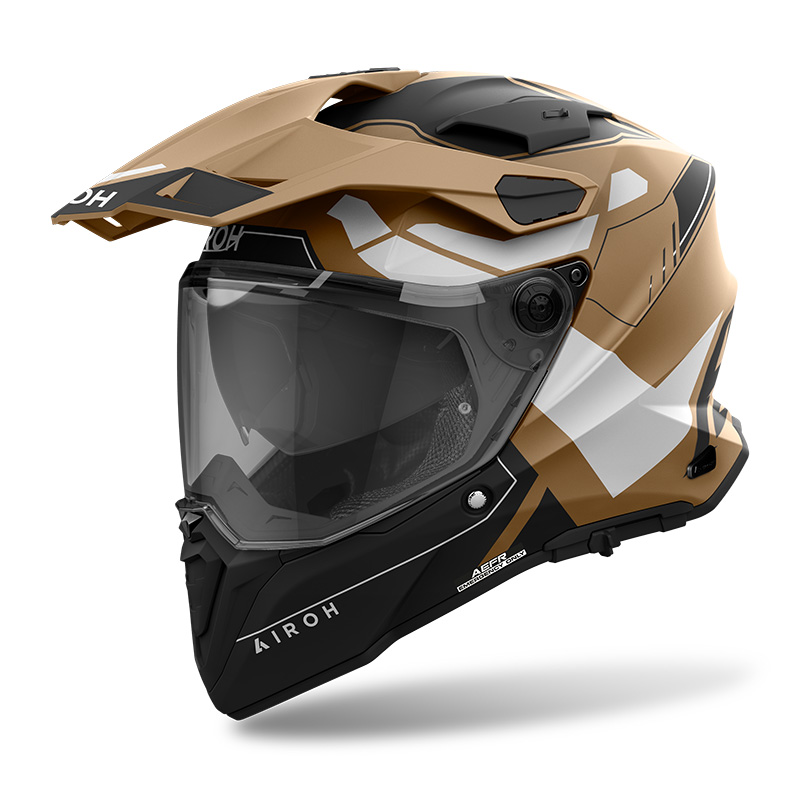 Casco Airoh Commander 2 Revival sabbia opaco