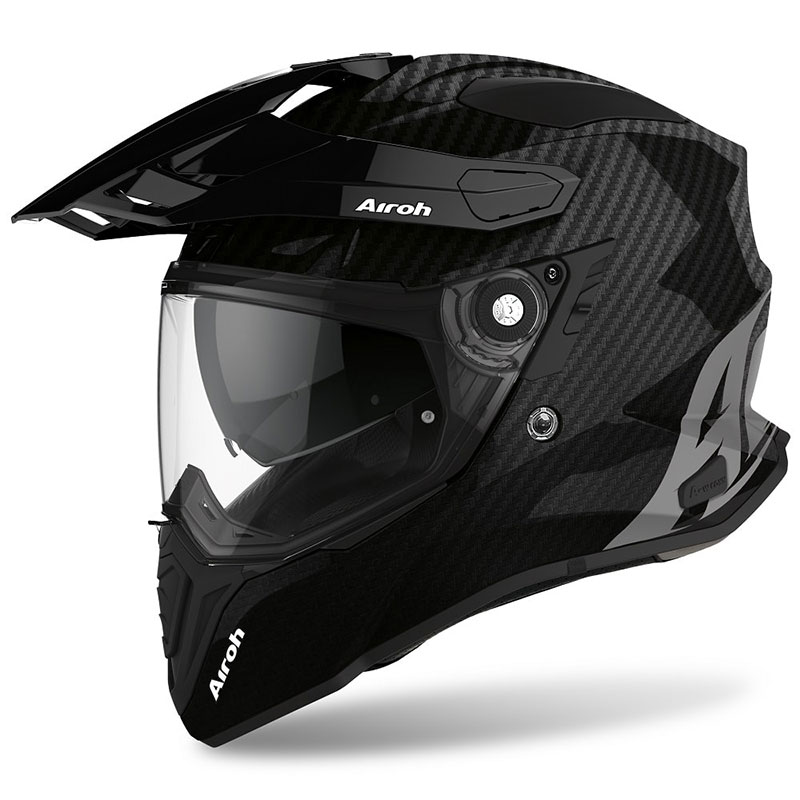 Casco Airoh ON-OFF Commander Carbon lucido