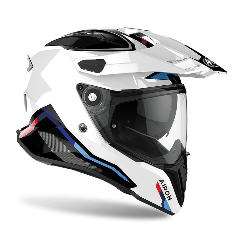Casco Airoh ON-OFF Commander Factor bianco