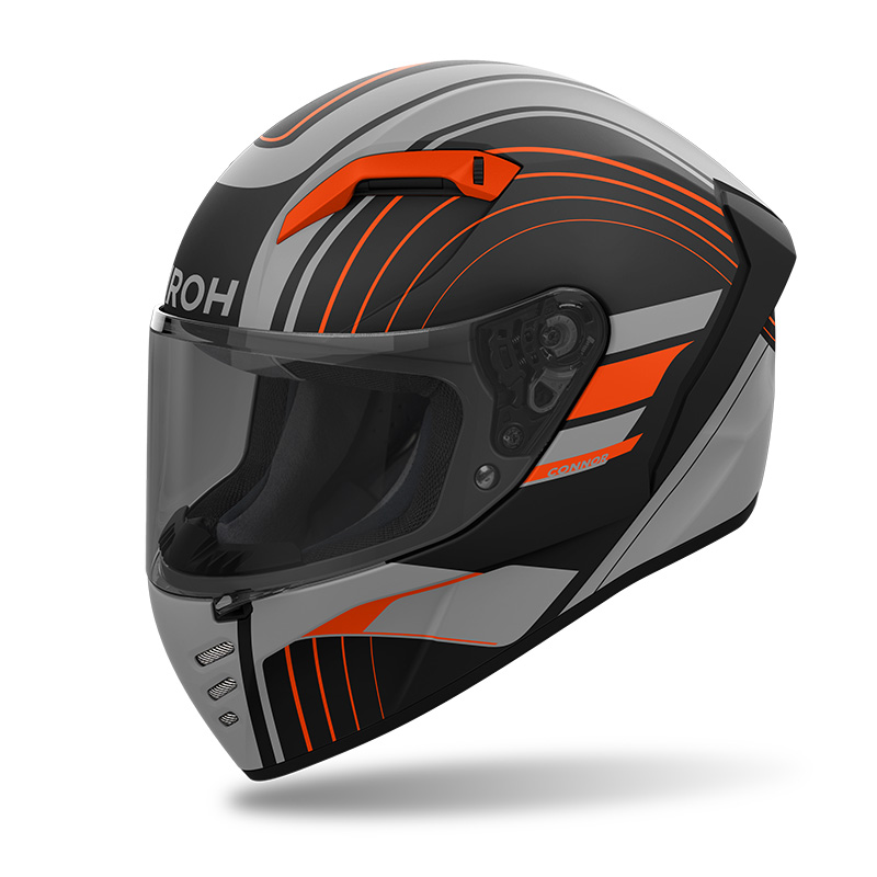 Casco Airoh Connor Achieve arancio opaco