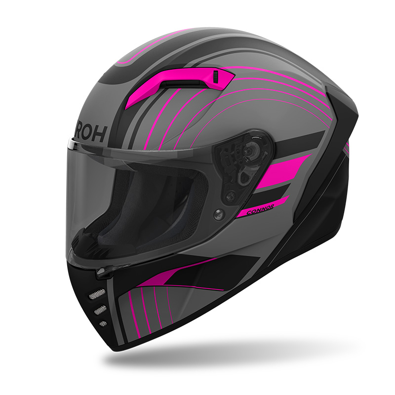 Casco Airoh Connor Achieve rosa opaco